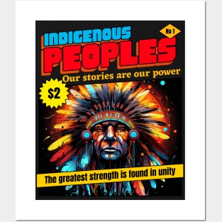 Indigenous Peoples Strength In Unity Posters and Art